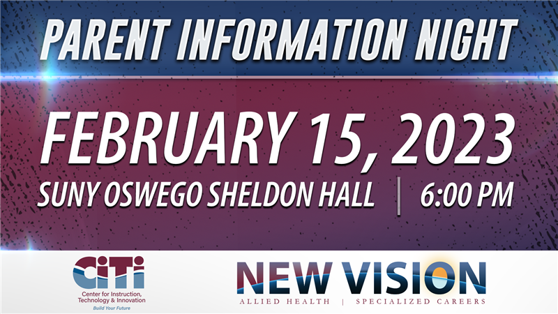  New Vision Parent Information Night